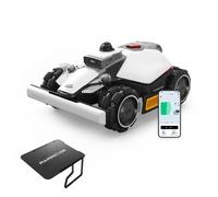 Robot cortacésped Mammotion LUBA Mini 2 AWD 1500, con garaje, sin cable, para 1500 m², corte de bordes, DropMow, pendientes 80 %, 4G, APP