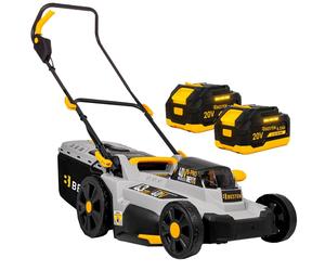 Robot De Corte De Césped Eléctrico A Batería, Motor Sin Escobillas, 43 Cm, 40V, 2 Baterías De 12Ah, Alta Potencia, De La Mejor Calidad