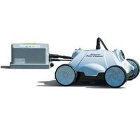 Robot de limpieza para piscinas UBBINK, modelo Robotclean 1. Limpia el fondo de la piscina. Adecuado para piscinas de hasta 6x10 metros. Sistema de filtración de 2 micras. Cable de 12 metros
