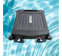 Robot limpiador solar de piscinas con control de aplicación, limpieza 24/7, prevención de obstáculos, carga dual, batería de 5000 mAh para un mantenimiento eficiente de la piscina