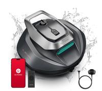 Robot piscina Ultenic Pooleco, 5200 mAh, 90 min, 3 motores sin escobillas, limpieza automática, depósito 2,5 L, autoestacionamiento, mando y app