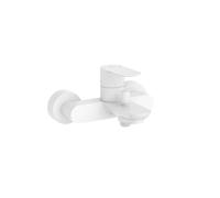 ROCA A5A026EB00 CALA Grifo Monomando Baño-Ducha Con Inversor Automático Blanco Mate