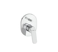 Roca A5A0A25C00 Mezclador Empotrable Baño-Ducha, Coleccion Alfa, Cromo