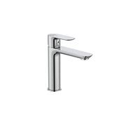 Roca A5A336EC00 Mezclador Lavabo, Cuerpo Liso, Caño Mezzo, Coleccion Cala, Cromo, Cromado