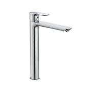 Roca A5A346EC00 Mezclador Lavabo, Cuerpo Liso, Caño Alto, Coleccion Cala, Cromo, Cromado