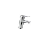 Roca Alfa Grifería para lavabo con tecnología Cold Start, grifo monomando de repisa con enlaces de alimentación flexibles, mezclador para cuarto de baño de fácil instalación, cromado, A5A3L25C00