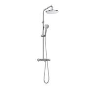 Roca A5A9780C00 Columna Ducha Termostatica, Even-T Round, 600x1350mm, Cromo