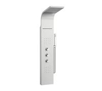 Roca A5A9B8BC00 - Columna de hidromasaje termostática Evolution, Version Nueva, Acero Inoxidable Mate