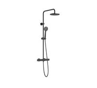 Roca Columna de ducha termostática Victoria A5A9F18NB0 - Negro mate, versión nueva para pared