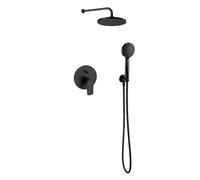 ROCA A5D186ENB0 CALA Pack Basic Empotrado Monomando Baño-Ducha Negro Mate