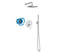 ROCA A5D266EC00 CALA Pack Grifo Empotrado Monomando Baño Ducha Con Rocabox Round Cromo - ref: A5D266EC00