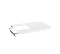Roca A80653200B Tapa Bide SUPRALIT Caída Amortiguada, Inspira Square, Blanca