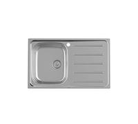 ROCA A873801A01 VICTORIA Fregadero 1 Cubeta Escurridor Derecha 80 cm Acero Inoxidable - ref: A873801A01