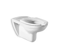 Roca Access Inodoro suspendido de 36 cm fabricado en porcelana de color blanco - Aro con bisagras de acero inoxidable