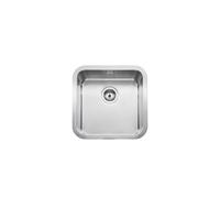 ROCA BERLIN A870B10550 Fregadero Rectangular de Acero de 55cm - Sin accesorios / Con sifón salvaespacio