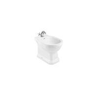 ROCA CARMEN A3570A4000 Bidet de suelo con juego de fijación de 37 cm fabricado en porcelana - Con tapa blanca