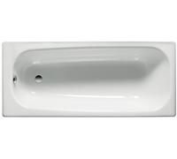 Roca Contesa A212106001 - Bañera Rectangular, Acero, Blanco, 120 cm - Sin válvula