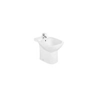 ROCA DEBBA A355994000 Bidet con juego de fijación de 35,5 cm fabricado en porcelana de color blanco - Con tapa