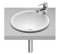 Roca Foro lavabo 36x36 cm circular empotrado blanco brillante A327880000