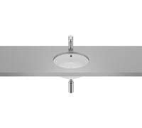 Roca Gap lavabo 35x35 cm circular bajo encimera blanco brillante A3270YB000