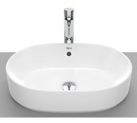Roca Gap lavabo 55x39 cm oval sobre encimera blanco brillante A3270Y1000