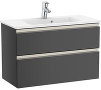 Roca Gap-N Compacto lavabo con mueble 80.5 cm antracita A851497153