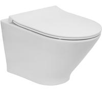 Roca Inodoro compacto The Gap Round - Rimless, cisterna empotrable Duplo WC Fluxor sin tapa