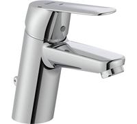 Roca Grifo Monomando de Lavabo ALFA Acabado Cromado con Cuerpo Liso y diseño sostenible de Apertura en Frío (Cold Start) A5A3L25C00