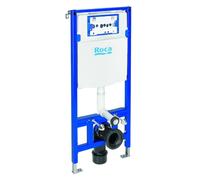 ROCA IN-WALL A890070020 Soporte con cisterna compacta recomendado para espacios públicos Duplo WC - PL1 Dual Cromado