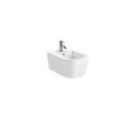 ROCA INSPIRA A357525000 Bidet para instalación suspendida de 37 cm fabricado en porcelana de color blanco Round - Sin accesorios / Con tapa amortiguada