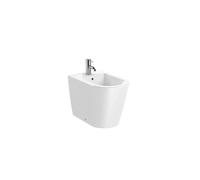 ROCA INSPIRA A357527000 Bidet con un agujero para grifería de 37 cm fabricado en porcelana de color blanco Round - Con tapa amortiguada