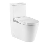 Roca Inspira inodoro con función de bidé de pie sin reborde blanco A80306L001