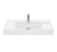 Roca Inspira - Lavabo 100x49 cm, con rebosadero, orificio para grifo, blanco A32752A000