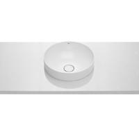 Roca Inspira lavabo 37x37 cm circular empotrado blanco brillante A32752R000