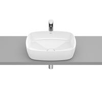Roca Inspira lavabo 50x37 cm rectangular sobre encimera blanco brillante A327500S00