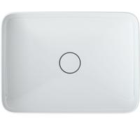 Roca Inspira lavabo 50x37 cm rectangular sobre encimera blanco brillante A327530000