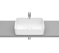 Roca Inspira lavabo 50x37 cm rectangular sobre encimera blanco mate A327530620