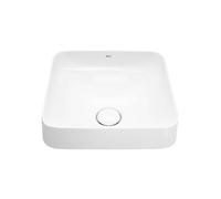Roca Inspira - Lavabo de mueble 37x37 cm, con rebosadero, orificio para grifo, blanco A32753R000