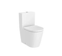 Roca Inspira Round A342529620 - Inodoro de Pie Completo, Salida Dual, Blanco