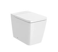 Roca Inspira Square Inodoro Rimless con salida dual para tanque alto o empotrable o fluxor