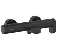Roca Kay grifo de bañera y ducha a pared negro A5A027GNB0