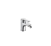 Roca Grifo de bidé L20 A5A6B09C00, monomando con enganche para cadenilla 11,4 cm, cromado