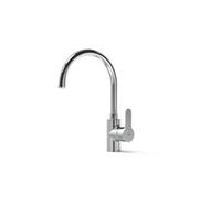 Roca Grifo de cocina L-20 A5A8409C00 – monomando, caño giratorio, Cold Start – cromo