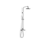 Roca Loft - Conjunto de ducha con grifo, diámetro 20 cm, 1 chorro, cromo A5A9743C00