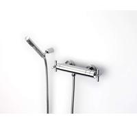 Roca Loft - Conjunto de ducha con termostato, 1 chorro, cromo A5A1343C00