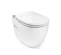 Roca Meridian In Tank Inodoro adosado a pared de 40 cm de fondo de porcelana color blanco