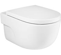 Roca Meridian taza de inodoro suspendido sin reborde blanco A34624L000