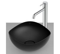 Roca Ohtake lavabo 37.5x37.5 cm circular sobre encimera negro mate A327A15080