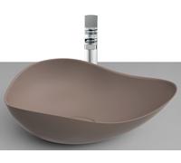 Roca Ohtake lavabo 54x37.5 cm sobre encimera marrón/beige mate A327A13660