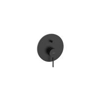 ROCA ONA A5A0B9ENB0 Mezclador para baño-ducha empotrable de 16cm de diámetro color negro mate - Sin cuerpo empotrable